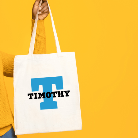 Personalised Library Bag - Design 2