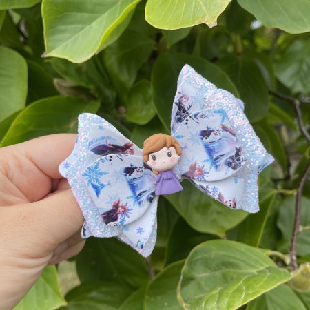 Anna Luxury Hair Bow | Faux Leather