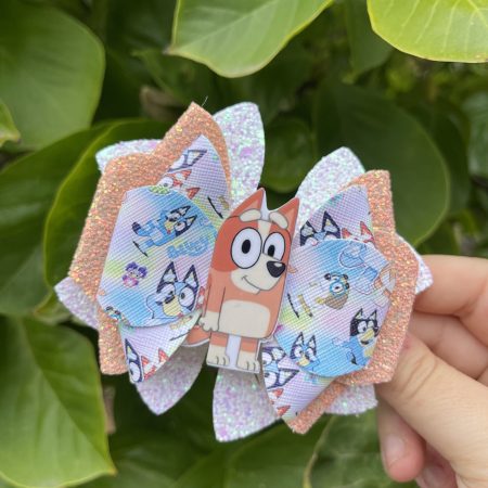 Bingo Luxury Hair Bow | Faux Leather