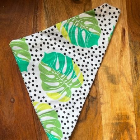 Big Leaf Pattern Dog Bandanna