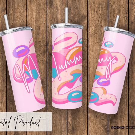 Love Mummy - 20oz Tumbler png wrap file - **Digital Product ONLY**